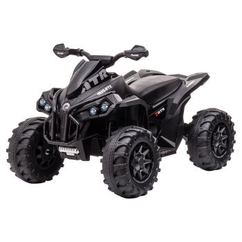 Kahuna GTS99 Kids Electric Ride On Quad Bike Toy ATV 50W - Black