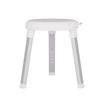 Evekare Deluxe Height-adjustable Rotating Bathroom Stool