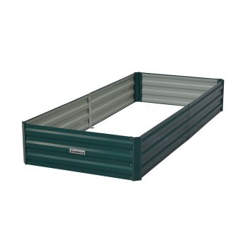 Wallaroo Garden Bed 210 x 90 x 30cm Galvanized Steel - Green