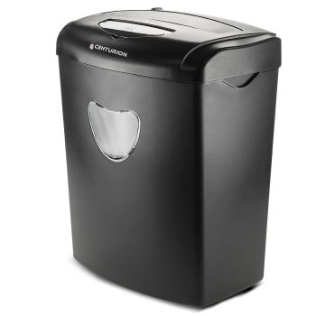 Centurion Office Combo Paper Shredder 21l Cross Cut 10 Sheets Cds Credit Cards