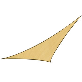 Wallaroo Triangle Shade Sail 5m x 5m x 5m - Sand