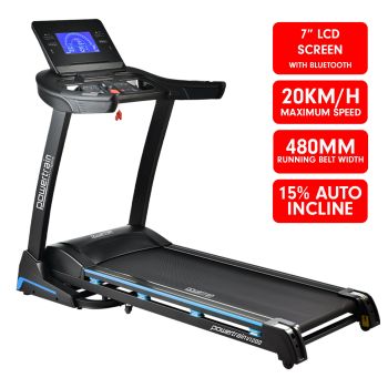 Powertrain V1200 Treadmill with Shock-Absorbing System