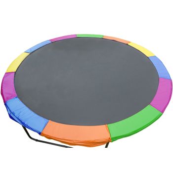 Kahuna 6ft Trampoline Replacement Pad Round - Rainbow