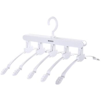 Magic Hanger Space Saving Multifunctional Clothes Coat Hanger Dryer Laundry Drying Rack Airer Clothes Horse White