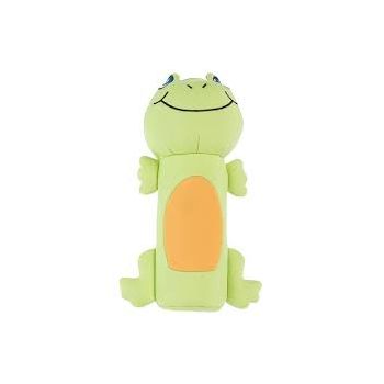 OUTWARD HOUND Bottle Buddy Splasher Dog Toy - Chicken, Monkey, Frog - Frog