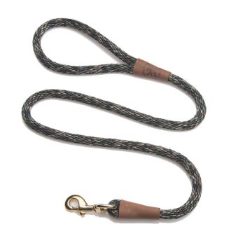 Mendota Clip Leash Small - lengths 3/8in x 6ft(10mm x1.8m) Made in the USA - Camo