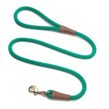 Mendota Clip Leash Small - lengths 3/8in x 6ft(10mm x1.8m) Made in the USA - Kelly Green