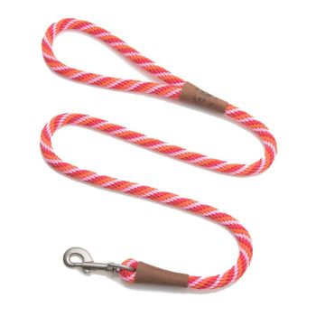 Mendota Clip Leash Large - lengths 1/2in x 6ft(13mm x1.8m) Made in the USA - Twist - Taffy