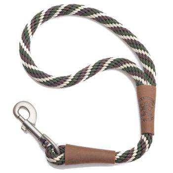 Mendota Traffic Clip Leash 1/2"x16" (13mm x 40cm) TWIST WOODLANDS