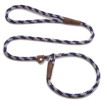 Mendota British Style Slip Leash - Length 3/8in x 4ft(10mm x 1.2m) - Diamond - Amethyst