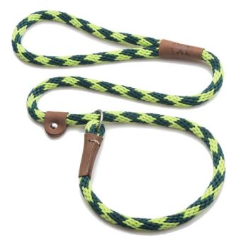 Mendota British Style Slip Leash - Length 3/8in x 4ft(10mm x 1.2m) - Diamond - Jade