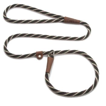 Mendota British Style Slip Leash - Length 1/2in x 6ft(13mm x 1.8m) - Twist - Woodlands