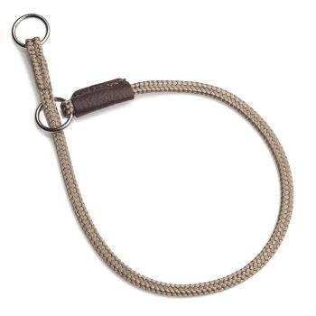 Mendota Products Fine Show Slip Collar 16in (40cm) - Made in the USA - Tan