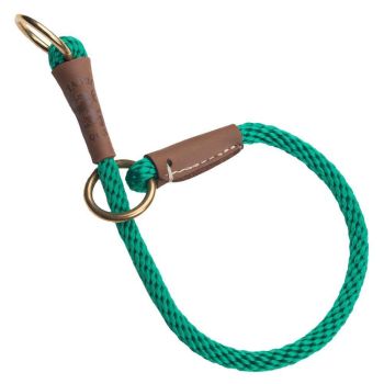 Mendota Products Dog Command Rope Slip Collar 16in (40cm) - Made in the USA - Kelly Green