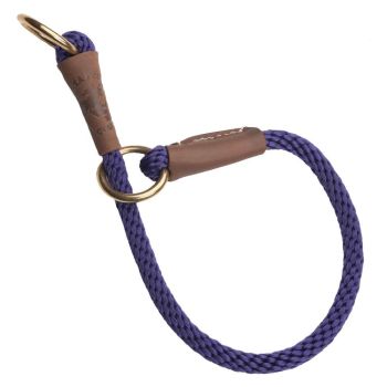 Mendota Products Dog Command Rope Slip Collar 24in (61cm) - Made in the USA - Purple