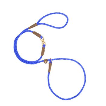 Mendota Small Swivel Slip Leash- Made in the USA : 10mm x 1.8m (3/8 x 6) - Blue