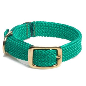 Mendota Doublebraided Collar 18"  KELLY GREEN