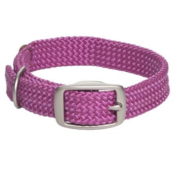 Mendota Doublebraided Collar 18" RASPBERRY Nicke