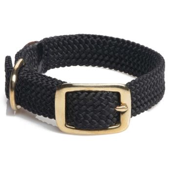 Mendota Doublebraided Collar 21" BLACK