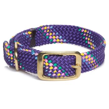 Mendota Doublebraided Collar 24" PURPLE CONFETTI