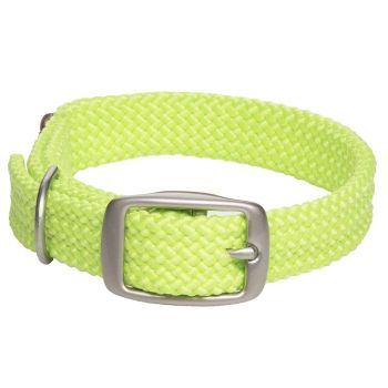 Mendota Doublebraided Junior Collar 14"  LIME Nickel