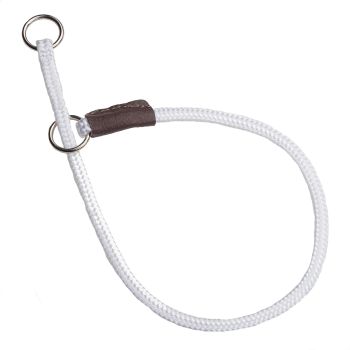 Mendota Products Fine Show Slip Collar 20in (51cm) - Made in the USA - White