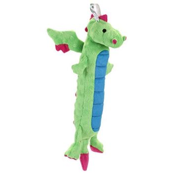 Dragon Skinny Green Sml GODOG PLUSH TOY