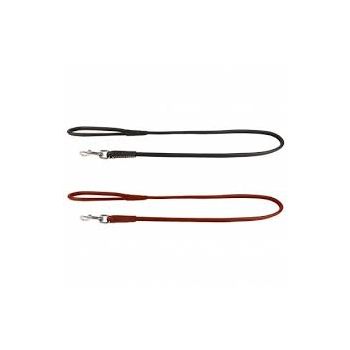 Waudog Leather Dog Clip Leash 13MM ROUND BROWN 183CM