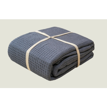 Cotton Woven Waffle Blanket 228 x 228 cm