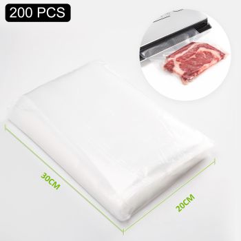 200X Vacuum Food Sealer Pre-Cut Bags 20cm x 30cm