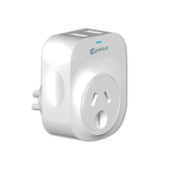 2X Sansai Power Adaptor 4.2A 2-Ports USB