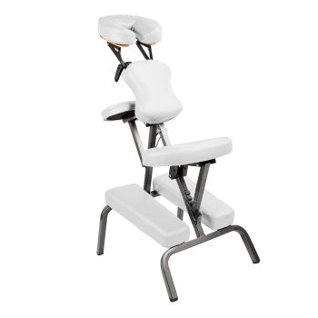 Aluminium Portable Beauty Massage Foldable Chair Table WHITE