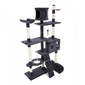 Cat Tree Multi Level Scratcher DANIE 170cm GREY