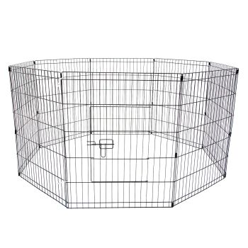 Pet Playpen Foldable Dog Cage 8 Panel 36in