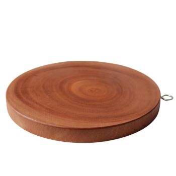 YES4HOMES S Natural Hardwood Hygienic Kitchen Cutting Wooden Chopping Board Round