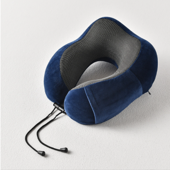 Yes4homes 2 X U-shaped Travel Memory Foam Rebound Pillow Sleeping Pad Neck Support Headrest