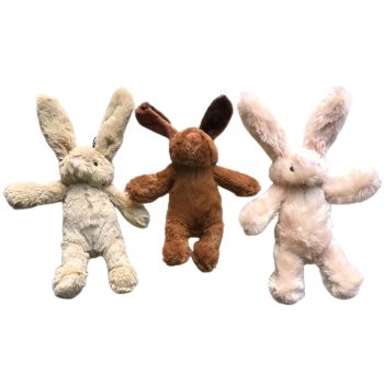 YES4PETS 3 x Pet Puppy Dog Toy Play Animal Plush Toy Soft Squeaky 25 cm Toy