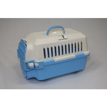 YES4PETS Small Dog Cat Crate Pet Carrier Rabbit Guinea Pig Cage With Tray-Blue