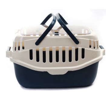 YES4PETS Medium Dog Cat Crate Pet Rabbit Guinea Pig Ferret Carrier Cage With Mat Blue