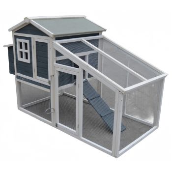 YES4PETS Large Chicken Coop Rabbit Guinea Pig Hutch Ferret House Chook Hen House Run