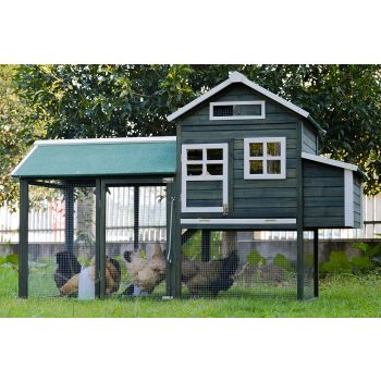 YES4PETS XL Chicken Coop Rabbit Hutch Guinea Pig Cage Ferret House