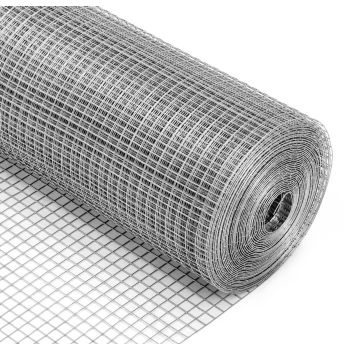 YES4PETS 1 x 20M Galvanised Wire Mesh Garden Pet Chicken Coop Fencing Bird Netting Mesh