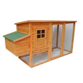 YES4PETS Large Chicken Coop Rabbit Hutch Ferret Cat Guinea Pig Cage Hen Chook House With Open Roof