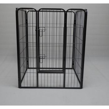 4 Panels 100 cm Heavy Duty Pet Dog Cat Puppy Rabbit Exercise Playpen Fence Extension