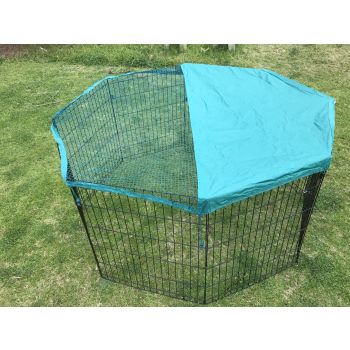 YES4PETS 6 Panel Dog Cat Exercise Playpen Puppy Enclosure Rabbit Fence With Cover