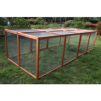 YES4PETS XXL Chicken Coop Run Guinea Pig Cat Cage Villa Extension Rabbit Hutch House Pen