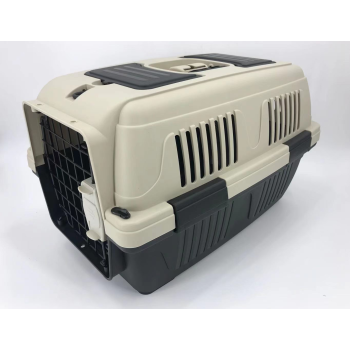 YES4PETS Medium Portable Dog Cat House Pet Carrier Travel Bag Cage+Safety Lock & Food Box