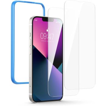 UGREEN 80969 Full Coverage HD Tempered Glass Screen Protector with Precise-Align Applicator for iPhone 13 Pro Max / 14 Plus (2-Pack)