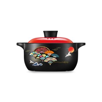 Color King Casserole with Lid Red (4000ML)