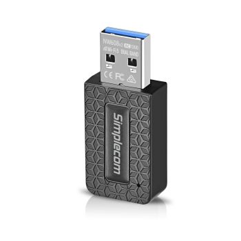 Simplecom NW608v2 WiFi 5 AC1300 Dual-Band USB 3.0 Wireless Adapter 